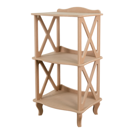 Этажерка - стеллаж Джульетта - 2 ур. без отделки